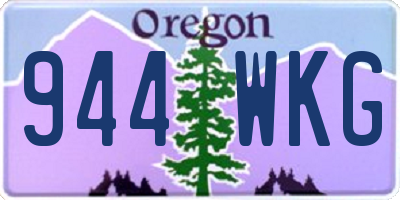 OR license plate 944WKG