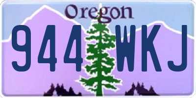 OR license plate 944WKJ