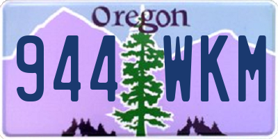 OR license plate 944WKM