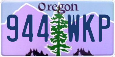 OR license plate 944WKP