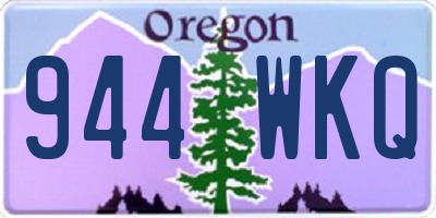 OR license plate 944WKQ