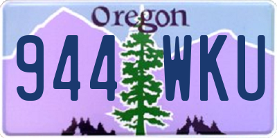 OR license plate 944WKU