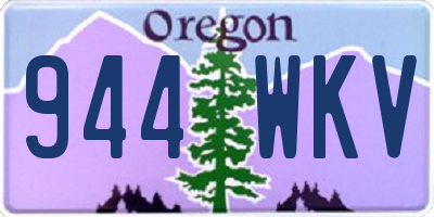 OR license plate 944WKV