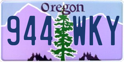 OR license plate 944WKY