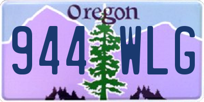 OR license plate 944WLG