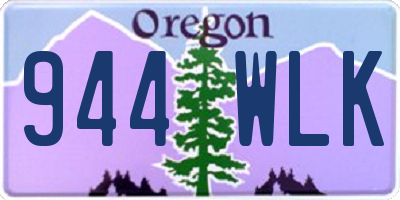OR license plate 944WLK