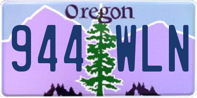 OR license plate 944WLN