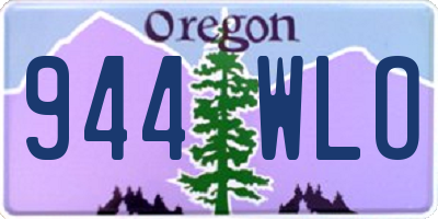 OR license plate 944WLO