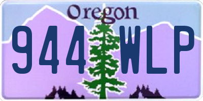 OR license plate 944WLP