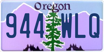 OR license plate 944WLQ
