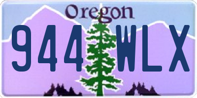 OR license plate 944WLX