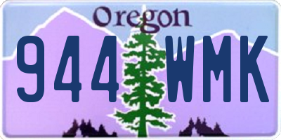 OR license plate 944WMK