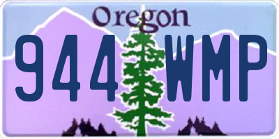 OR license plate 944WMP