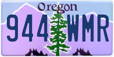 OR license plate 944WMR