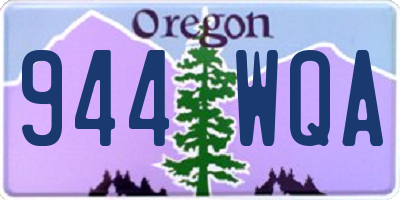OR license plate 944WQA