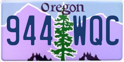 OR license plate 944WQC