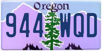 OR license plate 944WQD