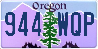 OR license plate 944WQP