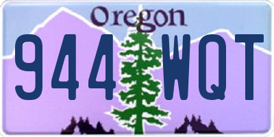 OR license plate 944WQT