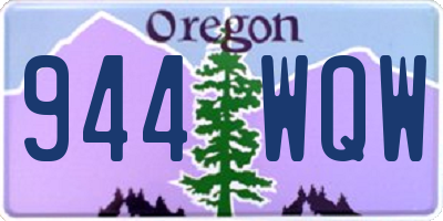 OR license plate 944WQW