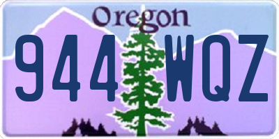 OR license plate 944WQZ