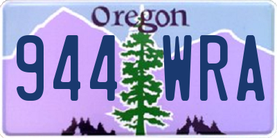 OR license plate 944WRA