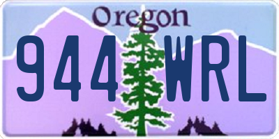 OR license plate 944WRL