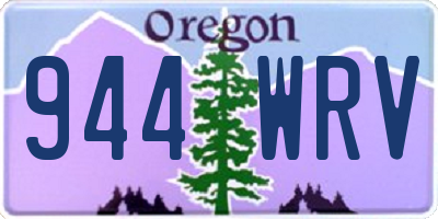 OR license plate 944WRV
