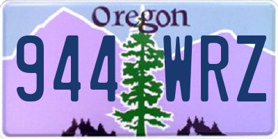 OR license plate 944WRZ