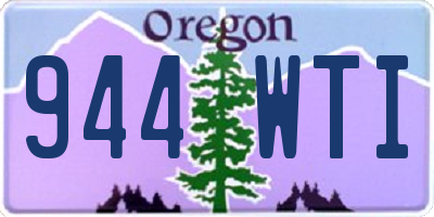 OR license plate 944WTI