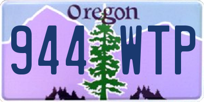 OR license plate 944WTP