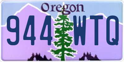 OR license plate 944WTQ