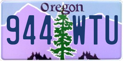OR license plate 944WTU