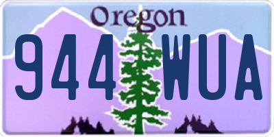 OR license plate 944WUA