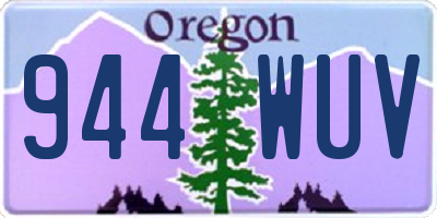 OR license plate 944WUV