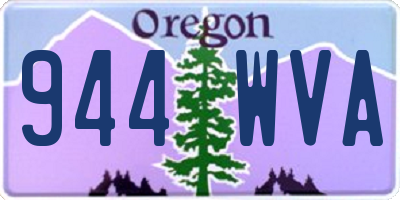 OR license plate 944WVA