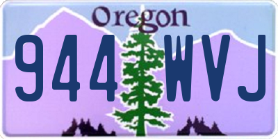 OR license plate 944WVJ