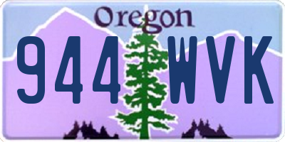 OR license plate 944WVK