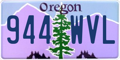 OR license plate 944WVL