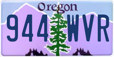 OR license plate 944WVR