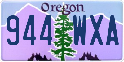 OR license plate 944WXA