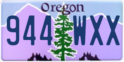 OR license plate 944WXX