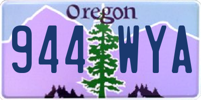 OR license plate 944WYA
