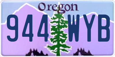 OR license plate 944WYB