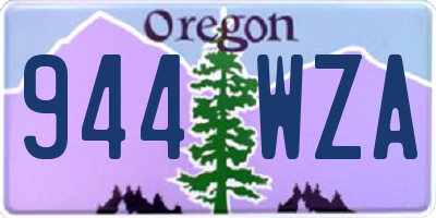 OR license plate 944WZA