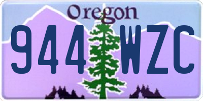 OR license plate 944WZC