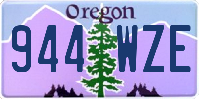 OR license plate 944WZE