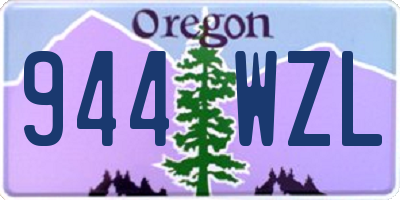OR license plate 944WZL