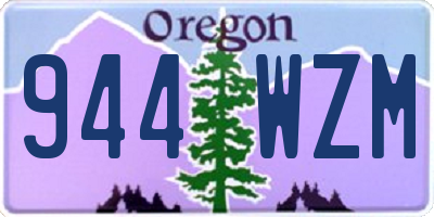 OR license plate 944WZM