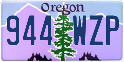 OR license plate 944WZP